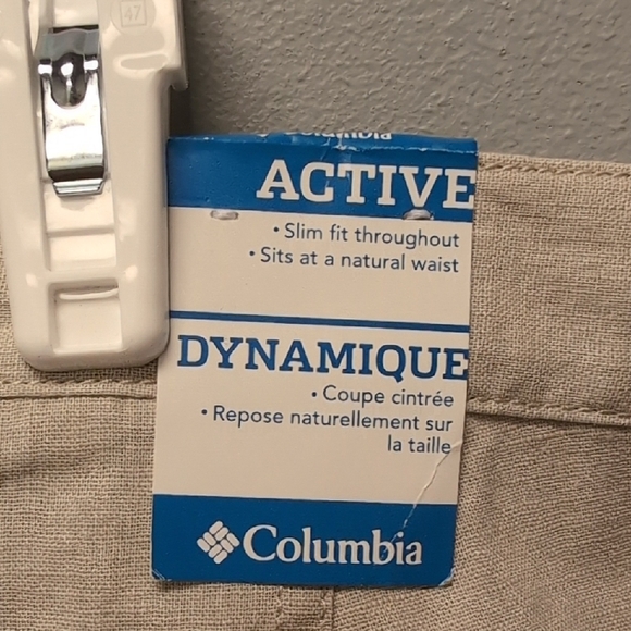 NWT Columbia Active Omni Shade Sun Protection Men's Tan Shorts Size 34 - Picture 3 of 6